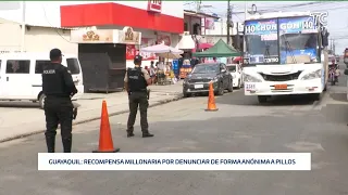 Guayaquil: recompensa millonaria por denuncia anónima a pillos