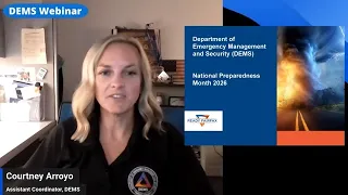 National Preparedness Month: DEMS September 2026 Webinar
