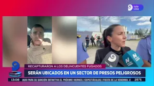 La Policía recapturó a los presos que se fugaron en Tunuyán