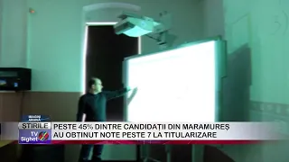 04 OVER 45 PERCENT OF CANDIDATES IN MARAMUREȘ SCORED ABOVE 7 ON THE TEACHER CERTIFICATION EXAM
