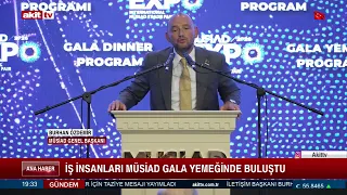 MÜSİAD'dan Akit Medya grubuna plaket!