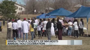 Holi Festival of Colors held at North Domingo Baca Park