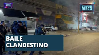 "They're throwing rocks": Police confront troublemakers to shut down street rave