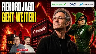 Palantir: Stock explodes after earnings! Brent Oil, DAX, Nasdaq 100, Robinhood analysis