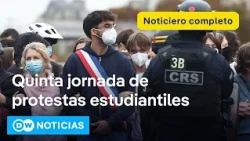 🔴DW News October 13: Protests and riots in France defy government forecasts