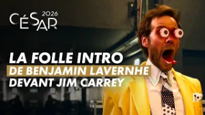 Aux César, l’intro magistrale de Benjamin Lavernhe devant les yeux de Jim Carrey - César 2026