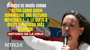 "Quita a Delcy su jugada más cómoda": Antonio De La Cruz habla de regreso de María Corina y de Irán