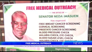 Commendations Trail Free Medical Outreach Sponsored By Sen. Neda Imasuen In Edo South