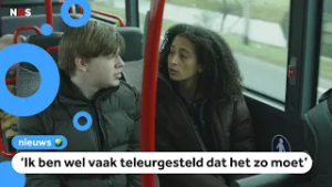 Veel bushaltes niet geschikt voor mensen met een beperking, Sem merkt dat ook
