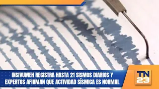 INSIVUMEH records up to 21 earthquakes daily and experts confirm seismic activity is normal