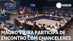 Mauro Vieira attends G20 foreign ministers meeting