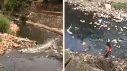 Woman falls into Mburicaó creek and neighbors report delay in rescue