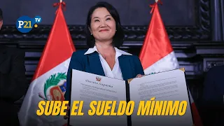 Keiko Fujimori announces minimum wage increase to S/1,300: when does it take effect?