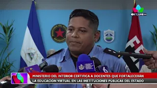 💻 Ministerio del Interior entrega diplomas del curso "Docente para Ambientes Virtuales"