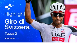 POGACAR lets NARVAEZ go on the breakaway, who then beats Meurisse | HIGHLIGHTS | TOUR DE SUISSE 2026