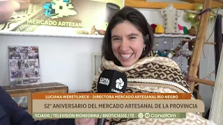 With a special program, the Río Negro Artisan Market celebrated its 52nd anniversary