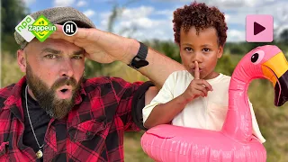 🦩VERSTOPPERTJE MET EEN FLAMINGO | Het Landje van Tim #1 | NPO Zappelin