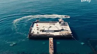 Arriva a Napoli il palco galleggiante della Coppa America, è "l'isola che c'è"