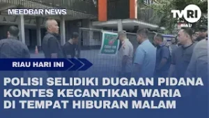 POLISI SELIDIKI DUGAAN PIDANA KONTES KECANTIKAN WARIA DI THM