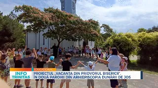 Proiectul „Vacanța din pridvorul Bisericii”, în două parohii din Arhiepiscopia Dunării de Jos