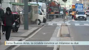 Milano, la ciclabile di corso Buenos Aires convince un milanese su due