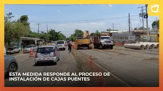 New road detour opened at Cristo Rey roundabout