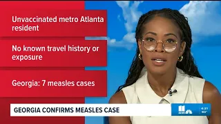 Measles case reported in metro Atlanta