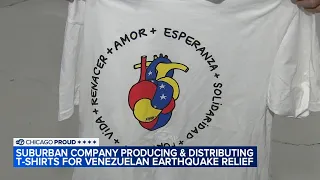 Illinois company, Venezuelan artists create T-shirts for earthquake survivors, first responders
