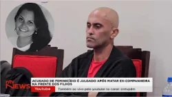 Femicide suspect on trial for killing ex-partner in front of their children