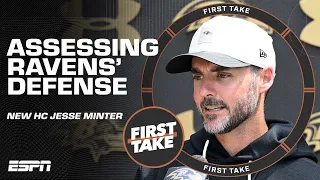 Assessing the Ravens' defense under new head coach Jesse Minter 🧐 | First Take