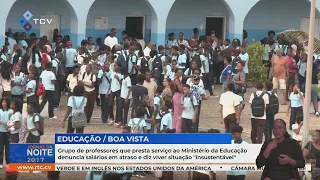 Professores que prestam serviço ao Ministério da Educação denunciam salários em atraso