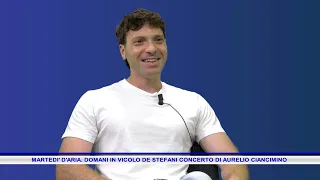 AIRY TUESDAYS: AURELIO CIANCIMINO CONCERT TOMORROW AT VICOLO DE STEFANI