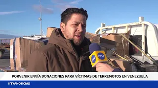 Donations from Porvenir begin their journey to help earthquake victims in Venezuela