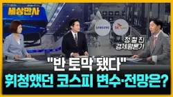 "반 토막 됐다"…8거래일 만에 숨통 트인 코스피 [세상만사] #코스피 #코스닥 #반대매매 #반도체 #주가변수