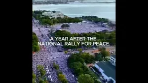 Raised religious. Doubted old beliefs. After the rally, this happened. #shorts