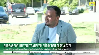 BURSASPOR'UN YENİ TRANSFER ELİTİM'DEN OLAY'A ÖZEL