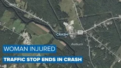 Traffic violation ends in serious crash in Auburn Monday night