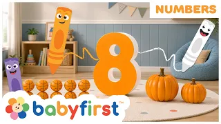 Color Crew Numbers | New Episodes | Games, Vehicles & Fruits | Toddler Learning Video | BabyFirst