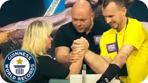 Der KRASSESTE Rekord der Show - kann Matthias mehr als 1000 Gegner im Armdrücken besiegen? | SAT.1