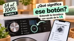 ¿Qué significa ese botón? Entendé tu lavadora con ayuda de la IA