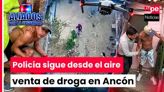 Grupo Terna drone records drug deal and leads to the arrest of two individuals in Ancón