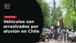 VIDEO | Shocking footage of the mudslide in Chile that swept away vehicles