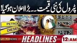 Govt's Big Decision about Petrol Price | Petrol Price Update | 12AM Headlines | Public News