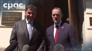 Dominic LeBlanc and Jamieson Greer discuss Canada-U.S. trade talks – August 19, 2026