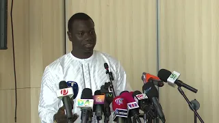 MINISTER OF YOUTH AND SPORTS FACES THE PRESS