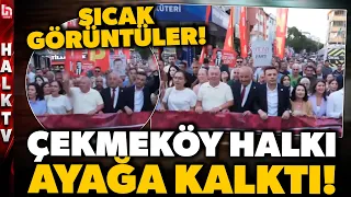 THOUSANDS JOIN THE MARCH! Huge backlash from the people of Çekmeköy against Orhan Çerkez for defe...