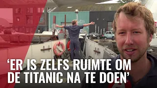 Daan vaart klanten zelf over het IJ tijdens ov-staking