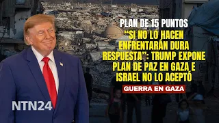 "If they don't, they will face a harsh response": Trump outlines agreement to end war in Gaza