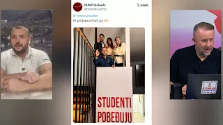 RAPORT 16. 9. 2026. Mrze sve srpsko! Evo kako vođe Studentske liste pokazuju broj tri!