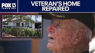 101-year-old veteran's home repaired after 2024 hurricanes